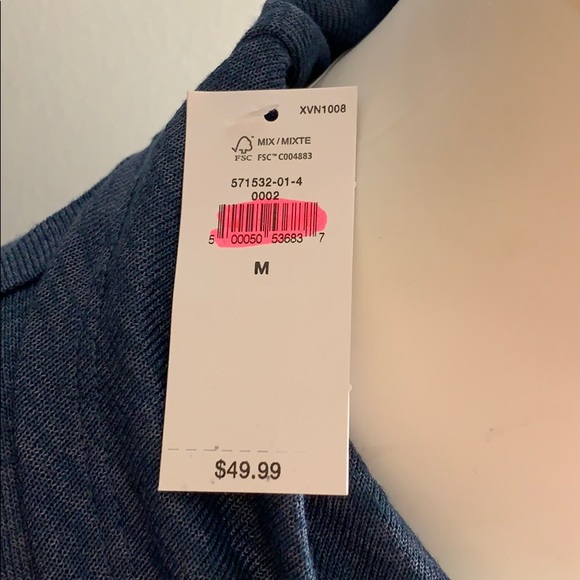 Banana Republic Cowl Neck Sleeveless Top NWT Med - Picture 3 of 6